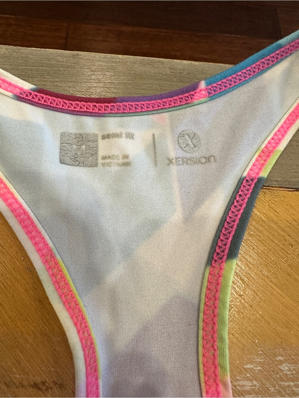 Xersion Women’s Medium Geometric Racerback Tank 🌈💗 - Picture 3 of 7